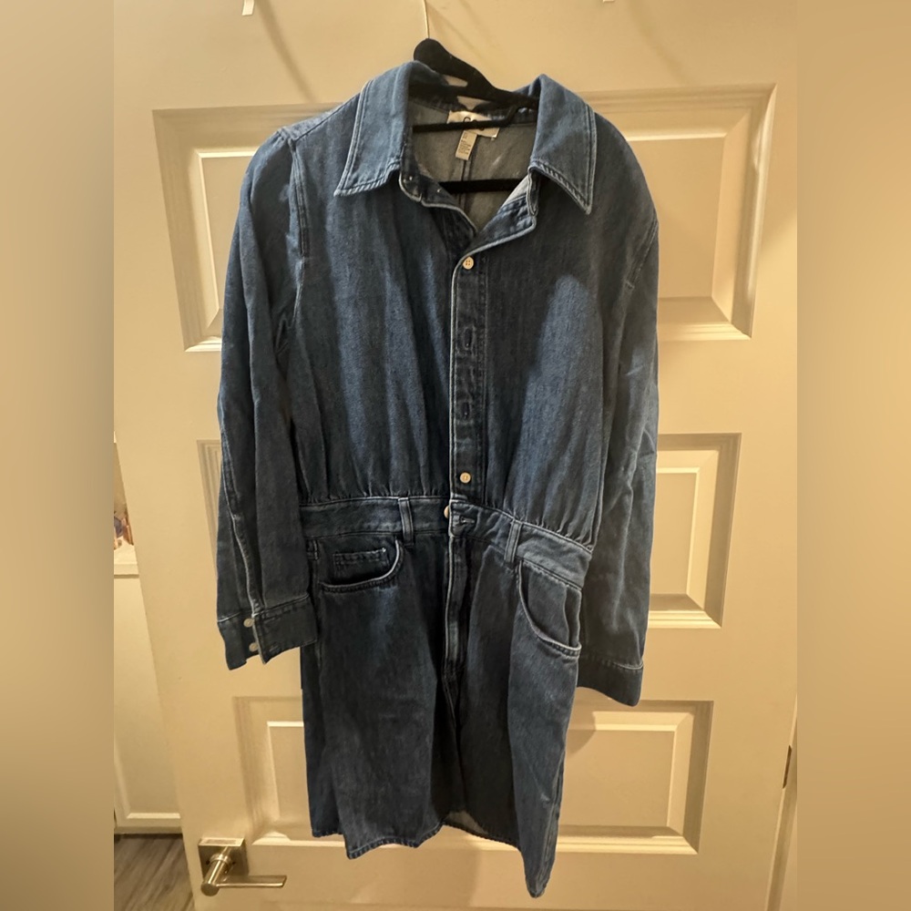 COS Blue Denim Dress